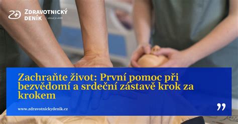 ilustrace záchranného řetězce při srdeční zástavě