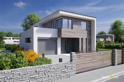 patrový rodinný dům s moderní architekturou