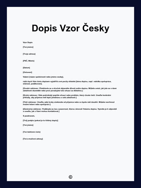 ilustrace doporučeného dopisu s výzvou