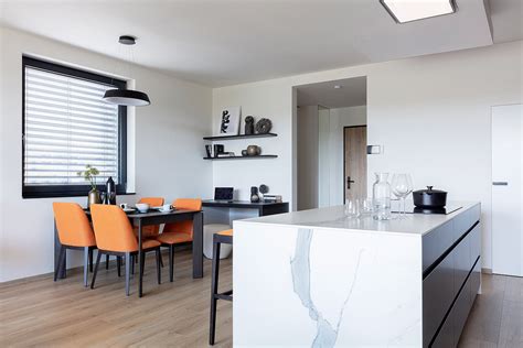 Příklad interiéru moderně zrekonstruovaného bytu s důrazem na design