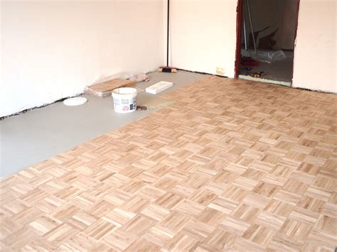 Detailní pohled na dřevěné parkety