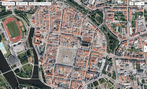 Detailní záběr na historickou katastrální mapu s vyznačenými hranicemi