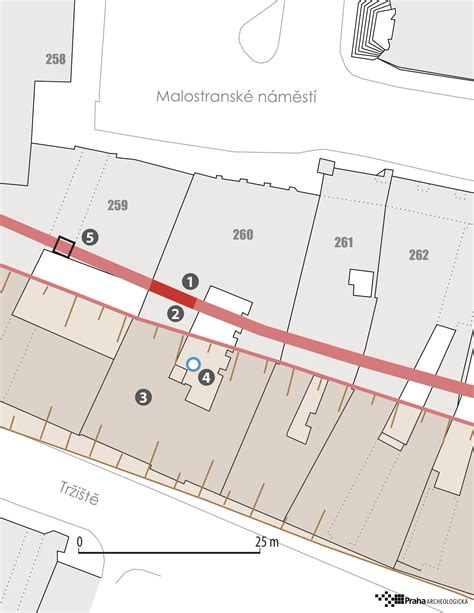 obr. 4. Pozůstatky opevnění Malé Strany