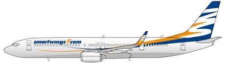 Ilustrační foto nového letadla Boeing 737 MAX 8 ve firemních barvách.
