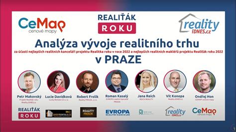 Informativní grafika s přehledem typů nemovitostí nabízených realitními kancelářemi.