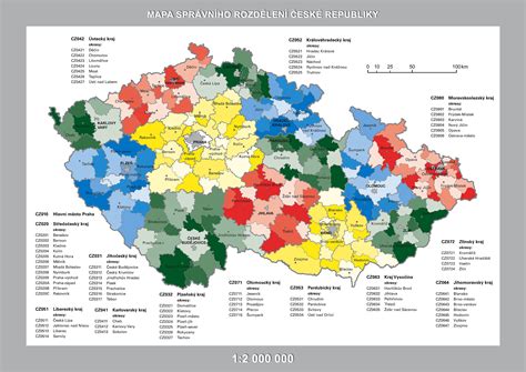 Mapa lokality Seč s vyznačenými nemovitostmi