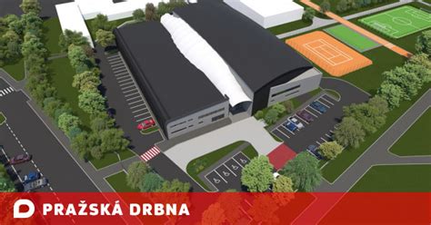 Plánovaný areál ledových sportů v ulici Ke Kateřinkám