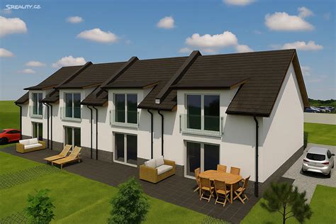 Fotografie rodinných domů v různorodých architektonických stylech