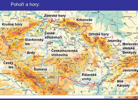 Mapa oblasti s vyznačením ložiska Roztoky a Vysoké hory