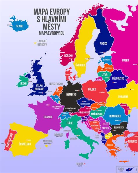 Mapa Evropy s vyznačenými zeměmi, kde mají investoři nejčastěji odlišné právní zvyklosti v oblasti nemovitostí oproti ČR.