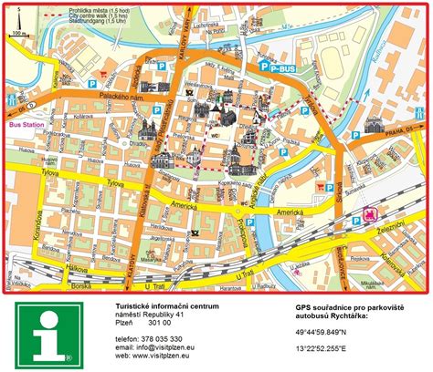 Mapa Plzně s vyznačením ulice Toužimská