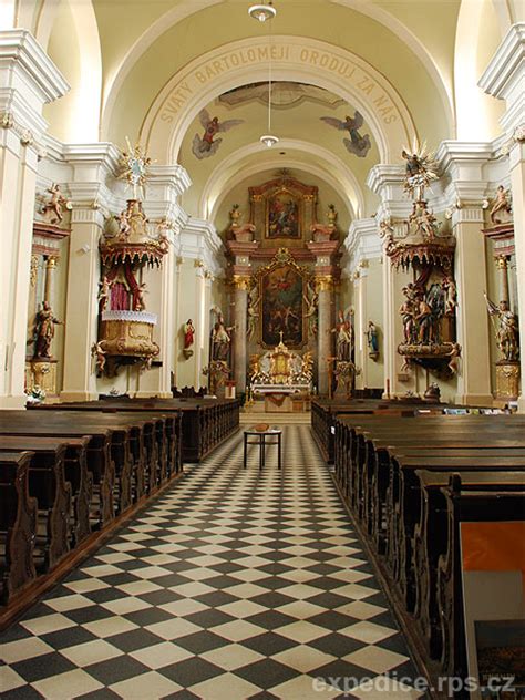 Interiér kostela sv. Bartoloměje v Hrádku nad Nisou