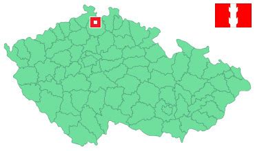 mapa Kokořínska s vyznačenou obcí Strážnice