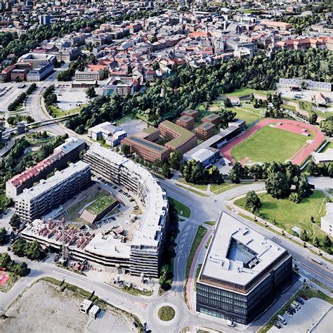 fotografie studentských kolejí v Bruselu