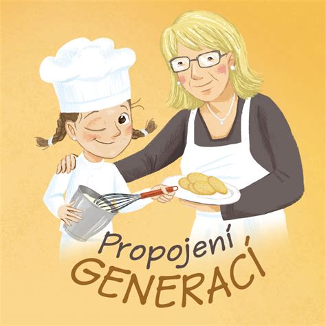 Ilustrace zobrazující propojení generací skrze umění