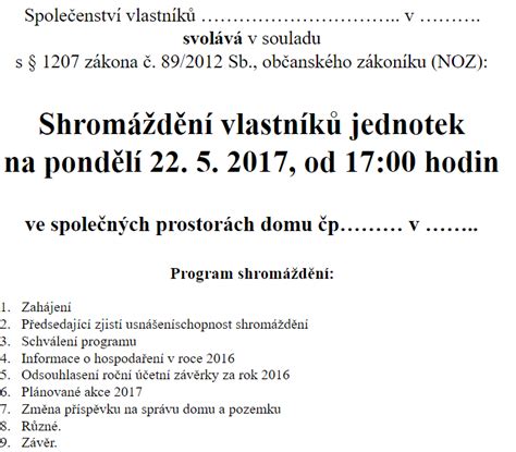 Ilustrační schéma struktury SVJ s orgány jako shromáždění vlastníků a výbor.