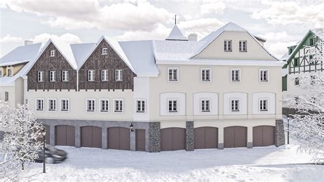 Vizualizace rezidenčního projektu Slovanka v Božím Daru