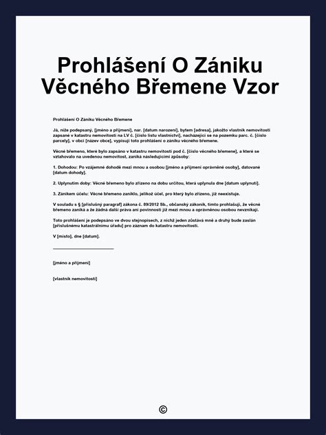 Diagram znázorňující různé způsoby zániku věcného břemene