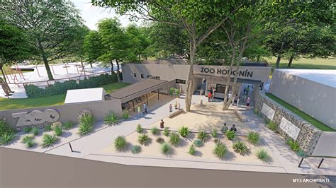vizualizace modernizace venkovních ploch Aquacentra Teplice s novými parkovacími místy a dobíjecími stanicemi pro elektromobily
