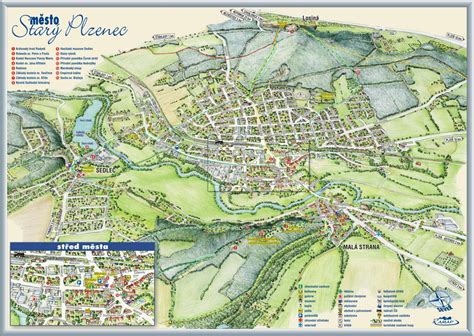 mapa nabízených nemovitostí ve Starém Plzenci