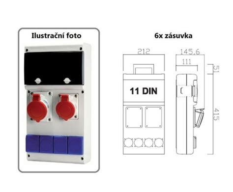 Rozvodnice s proudovým chráničem a jističi