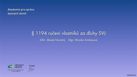 Schéma znázorňující ručení vlastníků jednotek za dluhy SVJ.