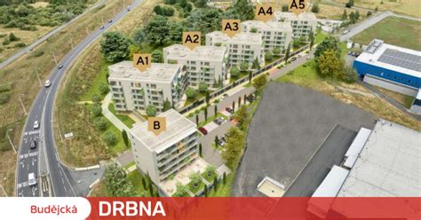 Vizualizace nového bytového komplexu v Českých Budějovicích