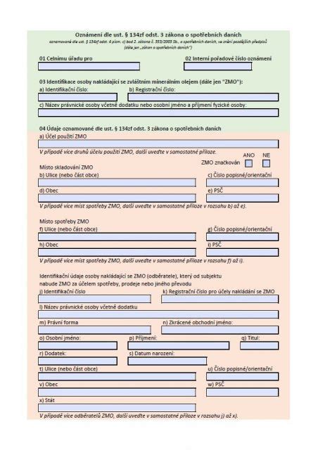 infografika s limity pro oznamovací povinnost