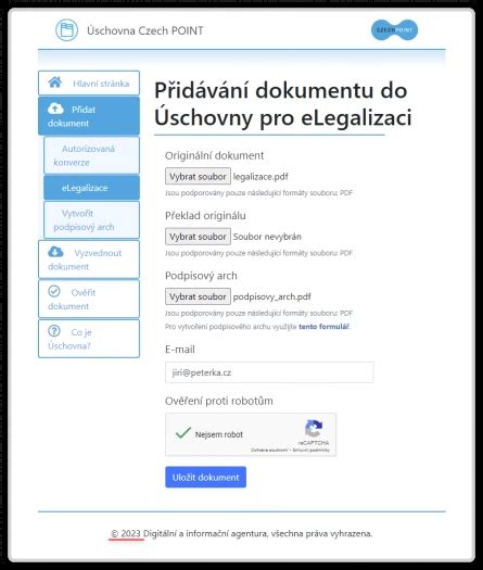Infografika zobrazující registry dostupné přes Czech POINT a typy vydávaných dokumentů