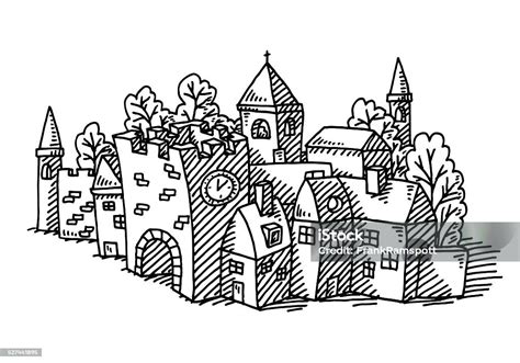 Ilustrace budovy s katastrálním mapováním