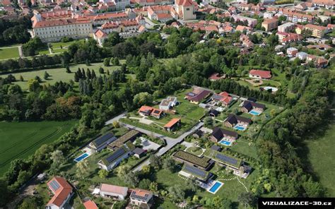 vizualizace pozemku určeného k zástavbě v Přeleticích