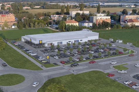 mapa s vyznačením plánované lokality nové prodejny Lidl ve Žďáru nad Sázavou