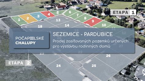 Schéma zasíťování stavební parcely