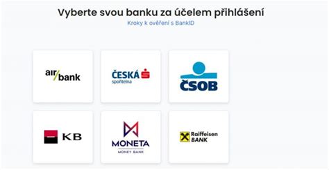 Grafické znázornění bank podporujících bankovní identitu (stav k 1.7.)
