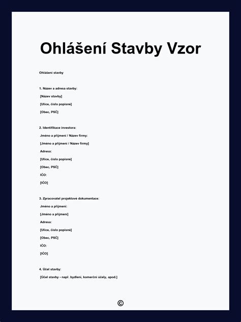 schematické znázornění stavebního povolení vs. ohlášení stavby