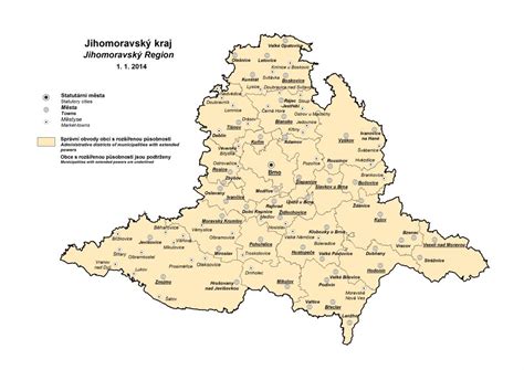 Mapa okresu Blansko s vyznačením polohy