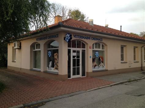 Ilustrace veterinární ordinace s usměvavým týmem