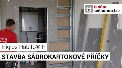 ukázka stavby příčky ze sádrokartonu