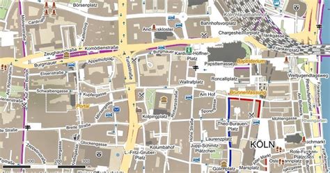 Mapa Kolína s vyznačenými lokalitami nabízených nemovitostí