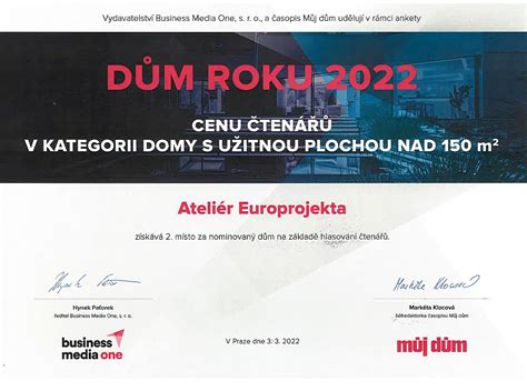 Diplom Dům roku 2017