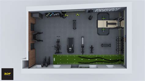 Ilustrační fotografie moderního fitness centra s různými cvičebními zónami