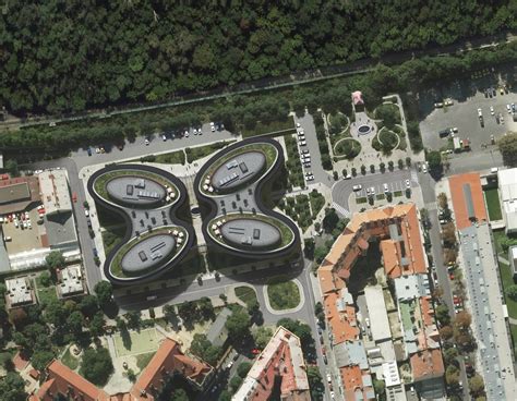Vizualizace kancelářského centra AFI Karlín (Butterfly)