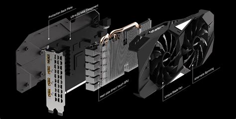detailní záběr na systém chlazení s dvojicí ventilátorů a heatpipe