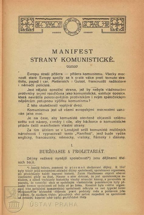 obálka Komunistického manifestu
