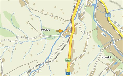 Mapa sídelních jednotek obce Ropice s vyznačením výměry a počtu obyvatel.