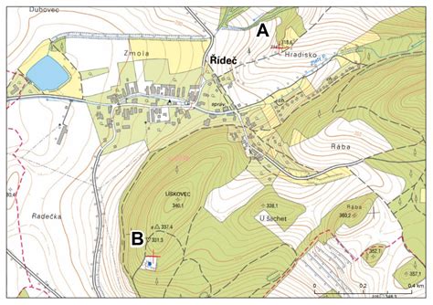 Orientace Hostišové v mapě OpenStreetMap.
