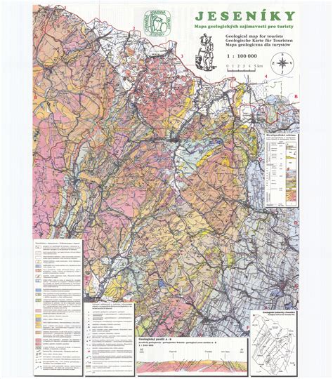 mapa geologických zajímavostí