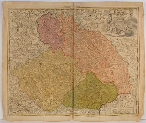 historická mapa Českého království