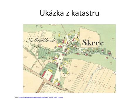 ukázka z josefinského katastru