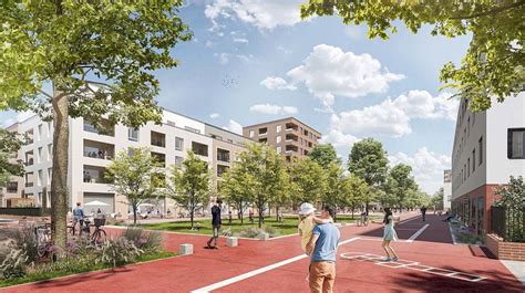 Vizualizace nové obytné čtvrti Vídeňský rybník